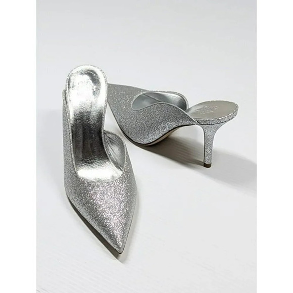 Gia Borghini Women's Abella Glitter Pointed Toe Heel Mules Size 37 (MSRP $550) - Picture 6 of 11